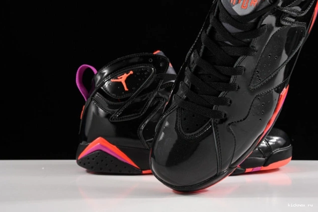 Rep Jordan Black 7 Air 313358-006 Patent Retro 0807